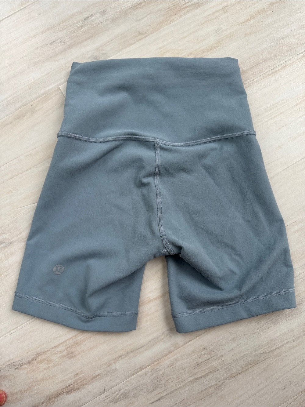 lululemon athletica High-Rise Bike Shorts in light blue